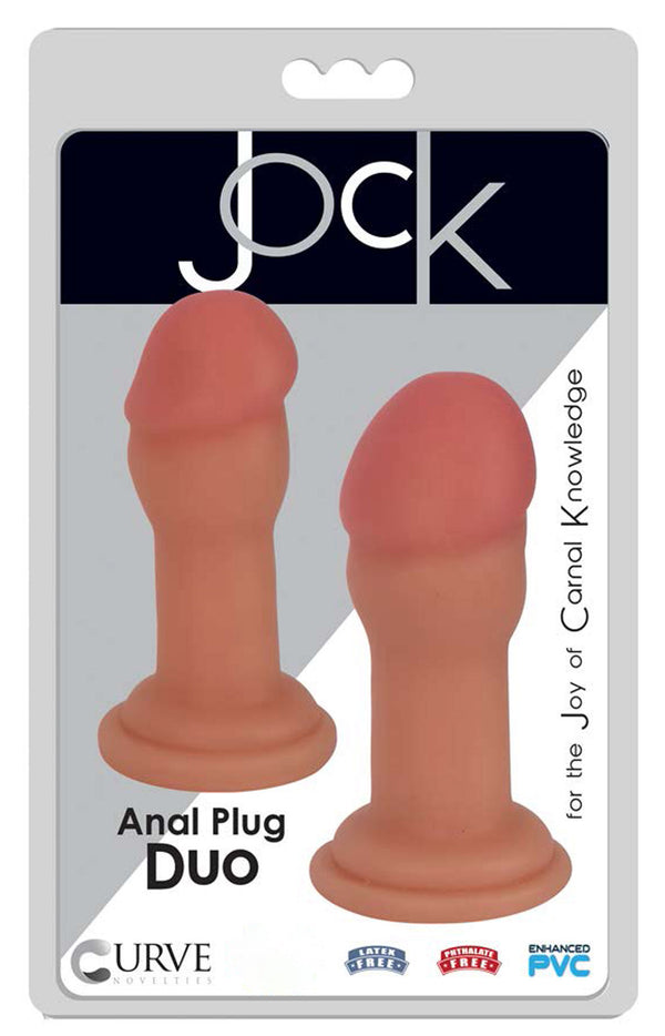 Jock Anal Plug Duo Flesh