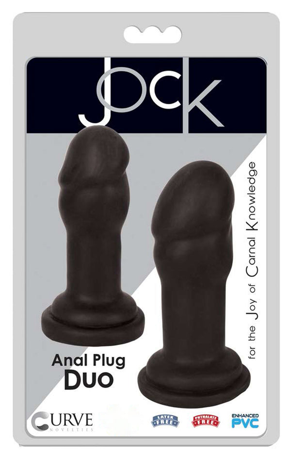 Jock Anal Plug Duo Black