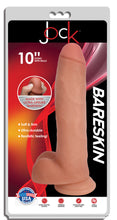 Jock Light Bareskin Dildo With Balls - 10 Inch