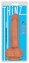 Thinz 7 Inch Slim Dildo With Balls - Light