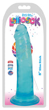 8 Inch Slim Stick Berry Ice Dildo