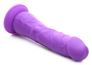 7 Inch Silicone Dildo - Grape