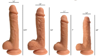 Easy Riders Dual Density Silicone Dildo - 6 Inch