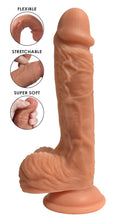 Easy Riders Dual Density Silicone Dildo - 8 Inch