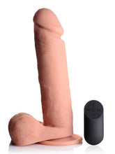 Big Shot Vibrating Remote Control Silicone Dildo With Balls - 9 Inch