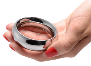 Stainless Steel Cock Ring - 2.25 Inches