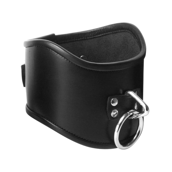 Strict Leather Locking Posture Collar- Small
