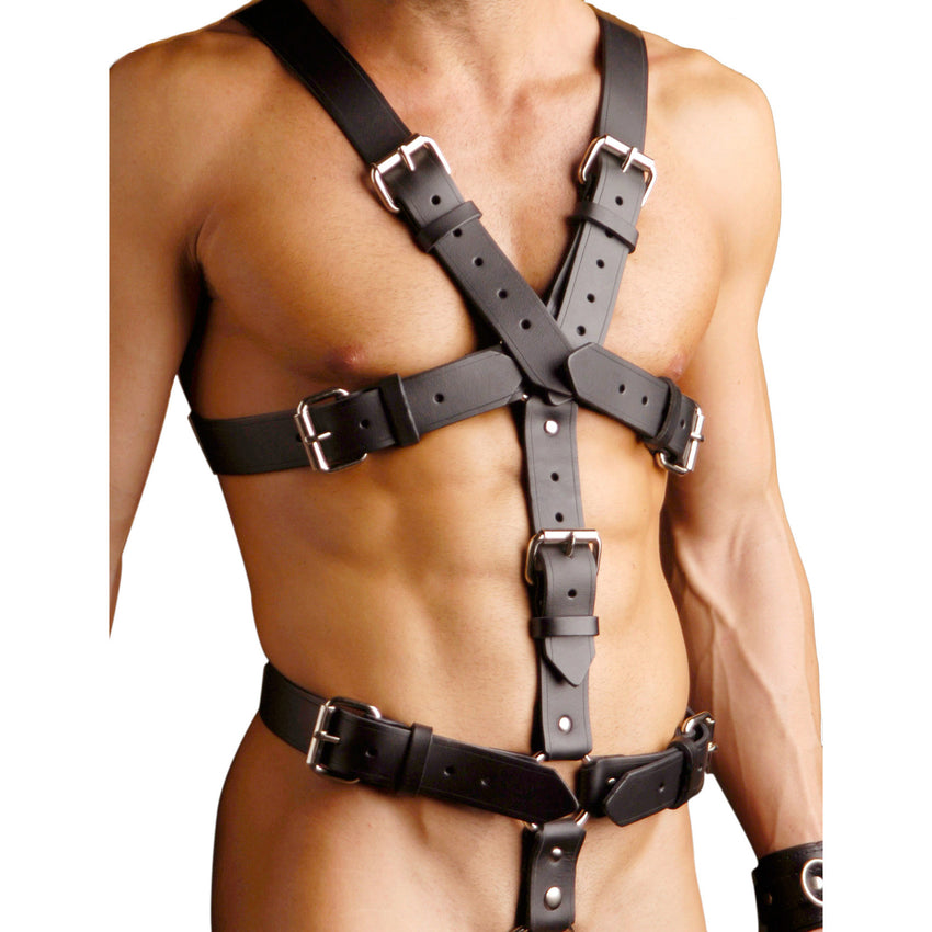 The Strict Leather Body Harness- Lxl