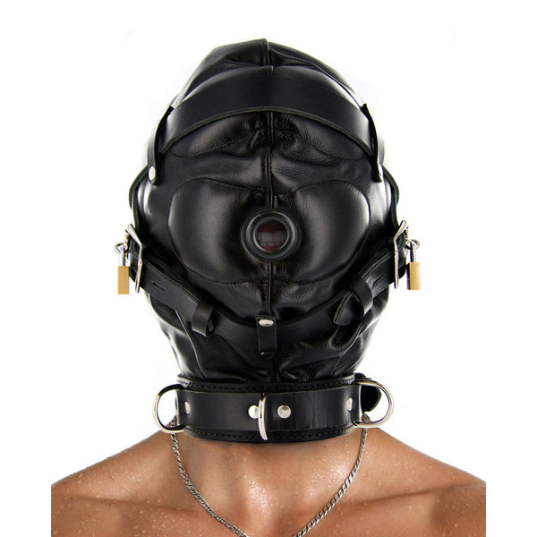 The Strict Leather Sensory Deprivation Hood- Sm